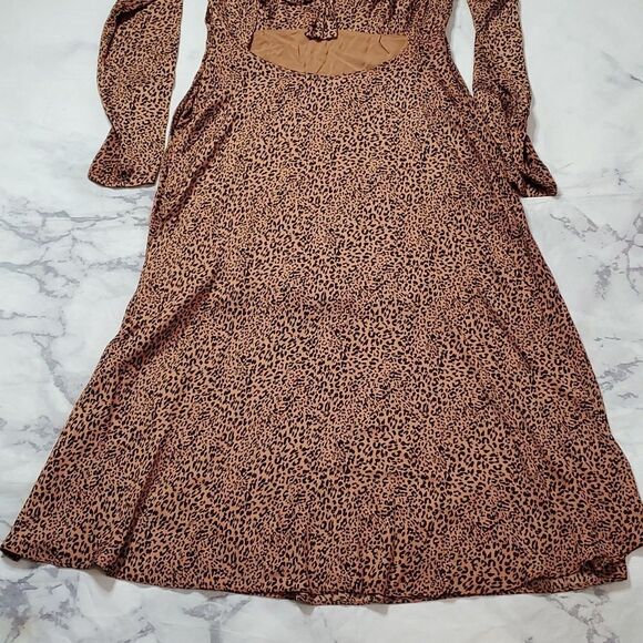 Free People Loveless Open Back Long Sleeve Midi Dress - Picture 7 of 11